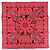 Hermès Hermes Carre 55 Les Cles Bandana Weiß Rot