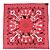 Hermès Hermes Carre 55 Les Cles Bandana Weiß Rot - Ansicht 2