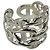 Hermès Hermes Chaine d'Ancre Enchainée GM Ring Silber