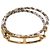 Hermès Bracciale Hermes Roulette Double Tour Marrone Rosa