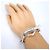 Hermès Bracciale Hermes Chaine d'Ancre TGM Bianco - vista 2