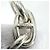 Hermès Bracciale Hermes Chaine d'Ancre TGM Bianco - vista 3