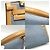 Hermès Borsa Hermes Kelly 32 Denim Marrone Nero Bianco Blu chiaro - vista 8