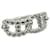 Hermès Hermes Chaine d'Ancre Alea Double Ring Silber