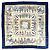 Hermès Foulard Hermes Carre 90 Costumes for Modern Citizens Bianco Blu Giallo