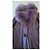 Autre Marque Abrigo Martylo morado con insertos de piel de zorro Morado oscuro - vista 16