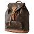 Zaino Louis Vuitton Monogram Montsouris PM Marrone Monogramma - vista 2