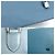 Hermès Borsa a tracolla Hermes Toolbox 26 in pelle blu - vista 7