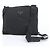 Bolsa Messenger Prada em nylon Tessuto com logo triangular Preto