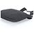 Bolsa de ombro em couro e nylon Tessuto com logo triangular Prada Preto - vista 4
