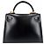 Hermès Borsa a tracolla Hermes Kelly 28 in pelle nera Nero - vista 2