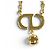 Collana Petit CD con strass Christian Dior D'oro - vista 4