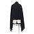 Hermès Sciarpa in cashmere nero Hermes - vista 3