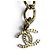 Collana a catena Chanel Coco Mark in pelle con stella e quadrifoglio Nero D'oro - vista 9