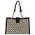 Borsa Tote Horsebit da donna Gucci Marrone Nero - vista 2