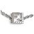 Bracciale a catena con cristalli Fendi Forever FF Logo Argento - vista 4