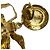 Boucles d'oreilles miroir ruban Coco Mark rares en métal vintage CHANEL Doré - vue 5