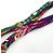 Hermès Collana in seta Hermes Petit H Multicolore - vista 8