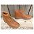 Vera Wang Véra Sardenia Leather Ankle Boots Brown - view 4