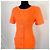 Valentino orange Leinenkleid 1990s - Ansicht 5