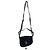 Borsa a tracolla Guess nera effetto pitone con lucchetto Nero
