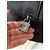Borsa a tracolla Guess nera effetto pitone con lucchetto Nero - vista 4