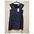 Zara Abito in denim blu con paillettes - vista 18