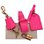 LOUIS VUITTON Keepall Bandouliere 50 Taurillon Fuchsia M56925 Auth BA14808SM Rosa Fuschia - vista 11