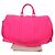 LOUIS VUITTON Keepall Bandouliere 50 Taurillon Fuchsia M56925 Auth BA14808SM Rosa Fuschia - vista 12