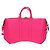 LOUIS VUITTON Keepall Bandouliere 50 Taurillon Fuchsia M56925 Auth BA14808SM Rosa Fuschia - vista 2