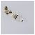CHANEL Pierce Metal Silver CC Auth 198814A Argento - vista 14