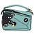 LOEWE Ghibli Spirited Away Soot Sprites Puzzle Bag Mini 2way Green Auth 167502SM Dorado Verde - vista 13
