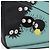 LOEWE Ghibli Spirited Away Soot Sprites Puzzle Bag Mini 2way Green Auth 167502SM Dorado Verde - vista 21