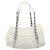 Borsa Christian Dior Trotter Canvas Romantic Bag PVC White Silver Auth 198611V Argento Bianco - vista 2