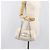 Borsa Christian Dior Trotter Canvas Romantic Bag PVC White Silver Auth 198611V Argento Bianco - vista 24