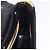 Sac à main Christian Dior en cuir de veau 2way Noir Or Auth 196348A Doré - vue 22