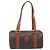 Céline Borsa a mano CELINE Macadam Canvas PVC Leather Brown Gold Auth 200255A Marrone D'oro - vista 13