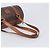 Céline Borsa a mano CELINE Macadam Canvas PVC Leather Brown Gold Auth 200255A Marrone D'oro - vista 7