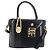 Borsa a mano VERSACE in pelle 2way Nero Oro Auth BA15107A D'oro