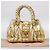 Borsa a mano Miu Miu Matelassé in pelle 2way Gold Auth yk20737SAM D'oro - vista 12