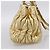 Borsa a mano Miu Miu Matelassé in pelle 2way Gold Auth yk20737SAM D'oro - vista 3