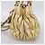 Borsa a mano Miu Miu Matelassé in pelle 2way Gold Auth yk20737SAM D'oro - vista 4