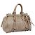 Sac à main Miu Miu en cuir 2way Beige Silver Auth yk20829M
