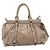 Sac à main Miu Miu en cuir 2way Beige Silver Auth yk20829M - vue 2