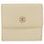 CHANEL Langbeutel aus Leder Elfenbein Gold CC Auth 199695A Golden Roh - Ansicht 13
