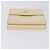 CHANEL Langbeutel aus Leder Elfenbein Gold CC Auth 199695A Golden Roh - Ansicht 7