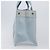 Hermès HERMES Bora Bora PM Handtasche Canvas Hellblau Silber Auth 196916A - Ansicht 3