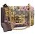 Borsa a tracolla GUCCI GG Supreme Chain PVC Beige Gold 409487 Auth 199195SAM D'oro