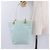 Borsa Tote GUCCI GG Canvas Azzurro Oro 002 1099 Auth 199663 D'oro Blu chiaro - vista 23