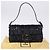 Borsa a tracolla FENDI Mamma Baguette Canvas Sequin Black Auth 197205SM Nero - vista 12